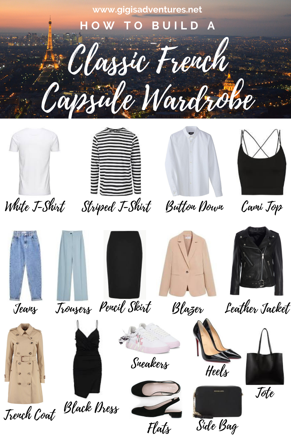 How To Build A Classic French Capsule Wardrobe With 16 Items