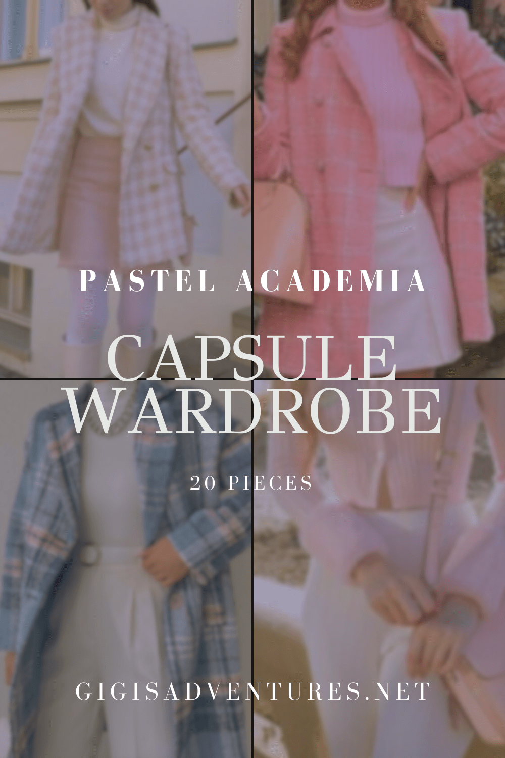 How To Create a Pastel Academia Capsule Wardrobe | Pastel Academia Fashion