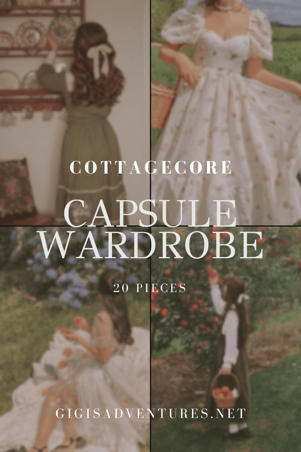 How To Create a Cottagecore Capsule Wardrobe | Cottagecore Aesthetic