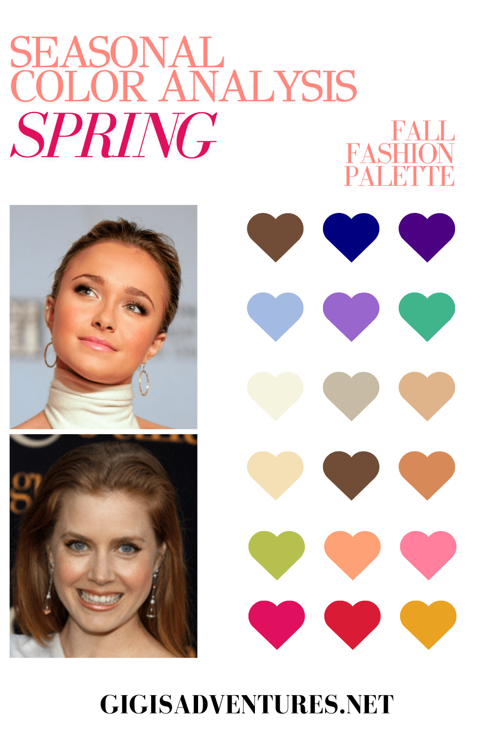 Fall Fashion Color Palette for Spring | Spring Armochromy