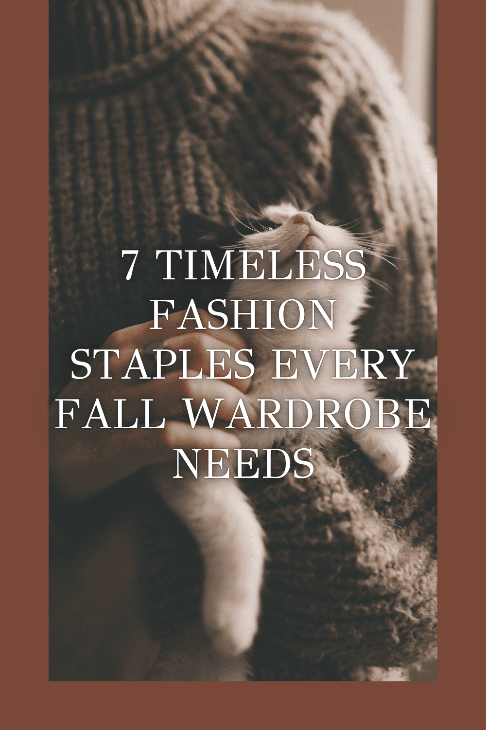 7 Timeless Fashion Staples Every Fall Wardrobe Needs